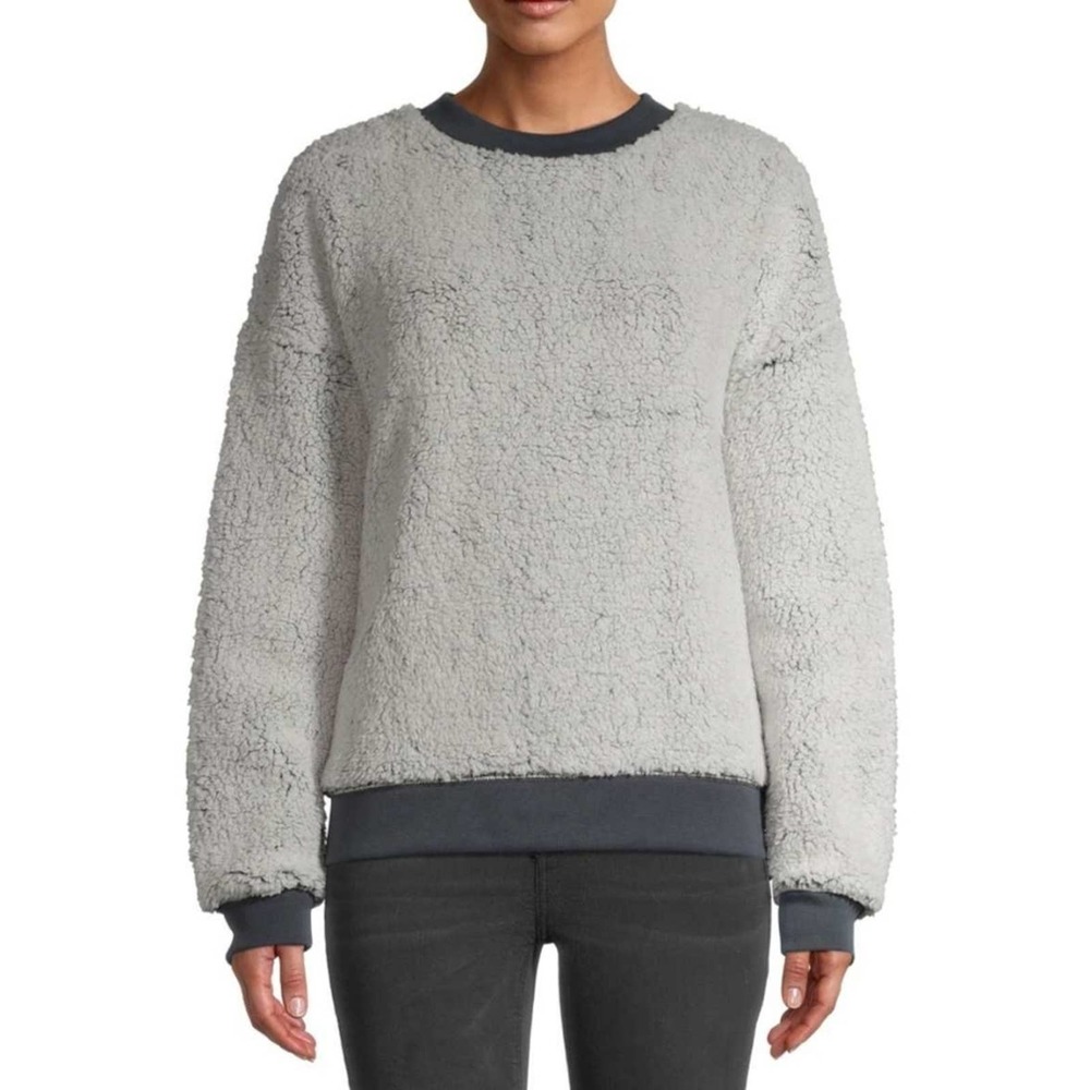 Secret Treasures Faux Sherpa Sleep Top 2X